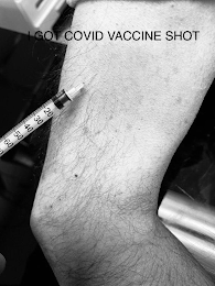 I GOT COVID VACCINE SHOT logo