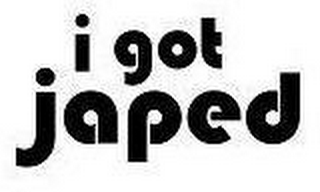 I GOT JAPED logo