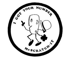 I GOT YOUR NUMBER MCSCRATCH-IT logo