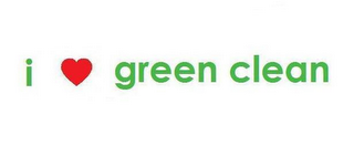 I GREEN CLEAN logo