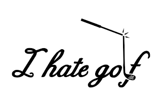 I HATE GOLF logo