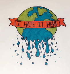 I HATE IT HERE logo