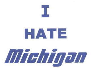 I HATE MICHIGAN logo