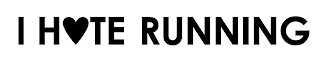 I HATE RUNNING logo