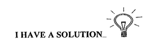 I HAVE A SOLUTION logo