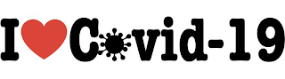 I HEART COVID-19 logo