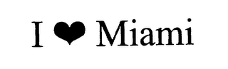 I (HEART DESIGN) MIAMI logo