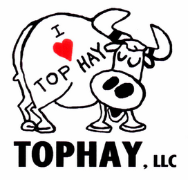 I (HEART DESIGN) TOP HAY logo