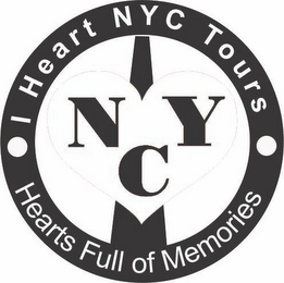 I HEART NYC TOURS HEARTS FULL OF MEMORIES I NYC logo