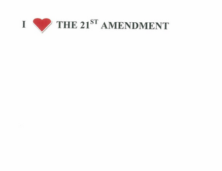 I HEART SHAPE THE 21ST AMENDMENT logo