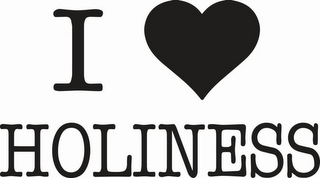 I HOLINESS logo