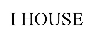 I HOUSE logo