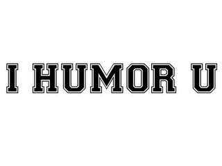 I HUMOR U logo