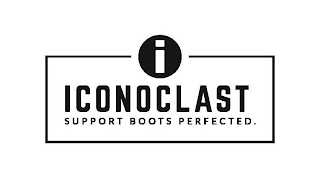 I ICONOCLAST SUPPORT BOOTS PERFECTED. logo