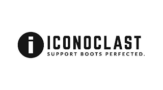 I ICONOCLAST SUPPORT BOOTS PERFECTED. logo