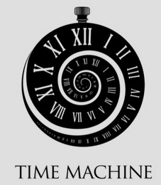 I II III IV V VI VII VIII IX X XI XII TIME MACHINE logo