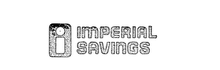 I IMPERIAL SAVINGS logo