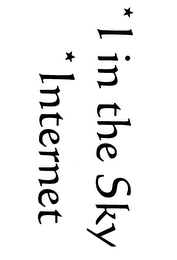 I IN THE SKY INTERNET logo