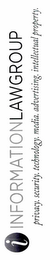 I INFORMATIONLAWGROUP PRIVACY. SECURITY. TECHNOLOGY. MEDIA.INTELLECTUAL PROPERTY logo