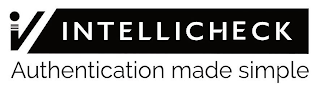 I INTELLICHECK AUTHENTICATION MADE SIMPLE logo