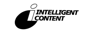 I INTELLIGENT CONTENT logo