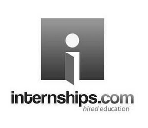 I INTERNSHIPS.COM HIRED EDUCATION logo