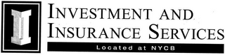 I INVESTMENT AND INSURANCE SERVICES LOCATED AT NYCB logo