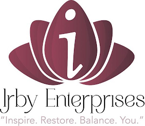 I IRBY ENTERPRISES INSPIRE. RESTORE. BALANCE. YOU. logo