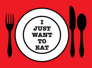 I JUST WANT TO EAT logo