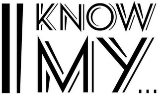 I KNOW MY... logo