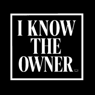 I KNOW THE OWNER logo