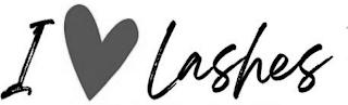 I LASHES logo