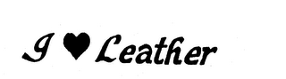 I LEATHER logo