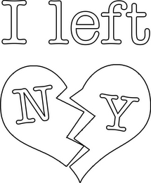 I LEFT NY logo