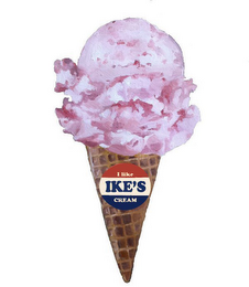I LIKE IKE'S CREAM logo
