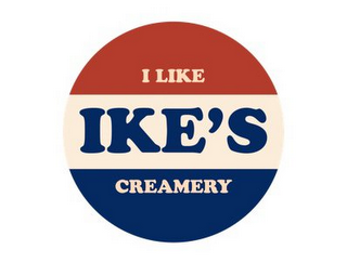 I LIKE IKE'S CREAMERY logo