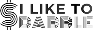 I LIKE TO DABBLE $ logo
