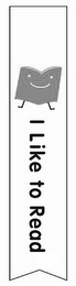 I LIKE TO READ logo