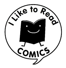I LIKE TO READ COMICS logo