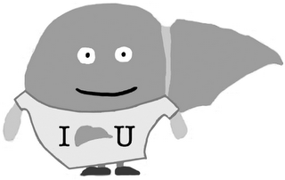 I (LIVER) U logo