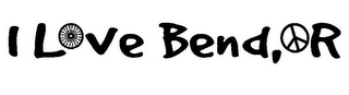I LOVE BEND, OR logo