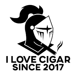 I LOVE CIGAR SINCE 2017 logo