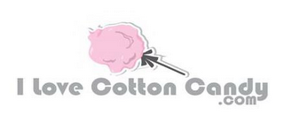 I LOVE COTTON CANDY . COM logo