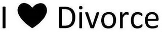 I LOVE DIVORCE logo