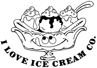 I LOVE ICE CREAM logo
