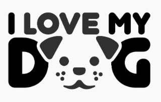 I LOVE MY DOG logo