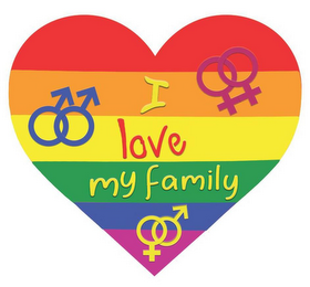I LOVE MY FAMILY logo