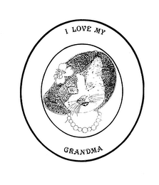 I LOVE MY GRANDMA logo