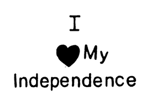 I LOVE MY INDEPENDENCE logo