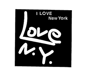I LOVE NEW YORK LOVE N.Y. logo